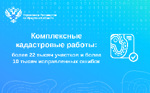 Комплексные кадастровые работы: более 22 тысяч участков и более 10 тысяч исправленных ошибок 